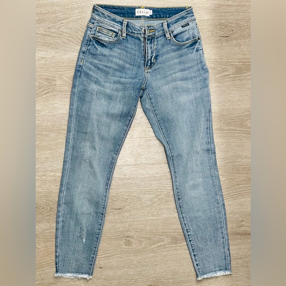 Cello Mid Rise Ankle Skinny Jeans - Picture 5 of 6